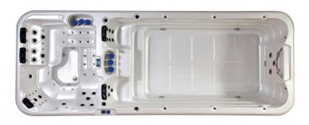 Готовый СПА бассейн с противотоком Bigeer Леоне